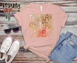 Thankful Grateful & Tired AF - Digital Download / Sublimation Design