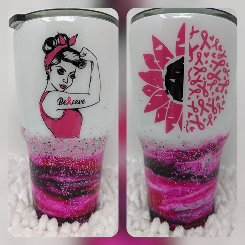 Be Strong "Believe" Tumbler