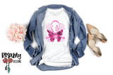 Breast Cancer Butterfly - Digital Download / Sublimation Design