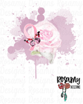 Breast Cancer Rose - Digital Download / Sublimation Design