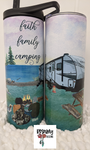 Personalized Camping Tumbler - Faith Family Camping