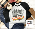 Vintage Custom Photo Raglan Tee Shirt