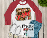 Leopard High School Jersey Tee Shirt