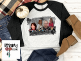 Vintage Custom Photo Raglan Tee Shirt