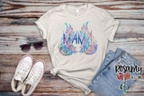 Mama Tie Dye Wings - Digital Download / Sublimation Design