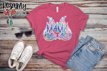 Mama Tie Dye Wings - Digital Download / Sublimation Design