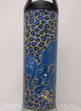 Seward Bluejays Blue Leopard Tumbler