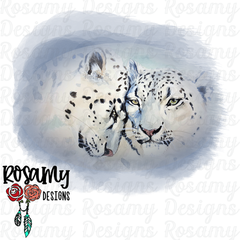 Two Leopards - Digital Download / Sublimation Design