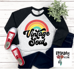 Vintage Soul Raglan Tee Shirt