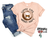 Coffee Days Whiskey Nights - Digital Download / Sublimation Design